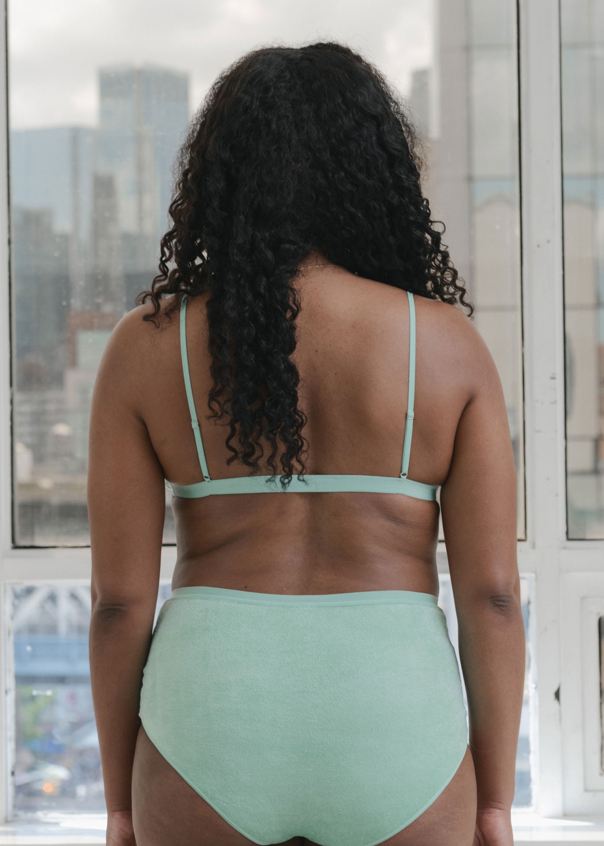 【関税込み】Baserange グリーン Mississippi ブラ Baserange Mississippi Bra (Telu Green) | Penny Sage