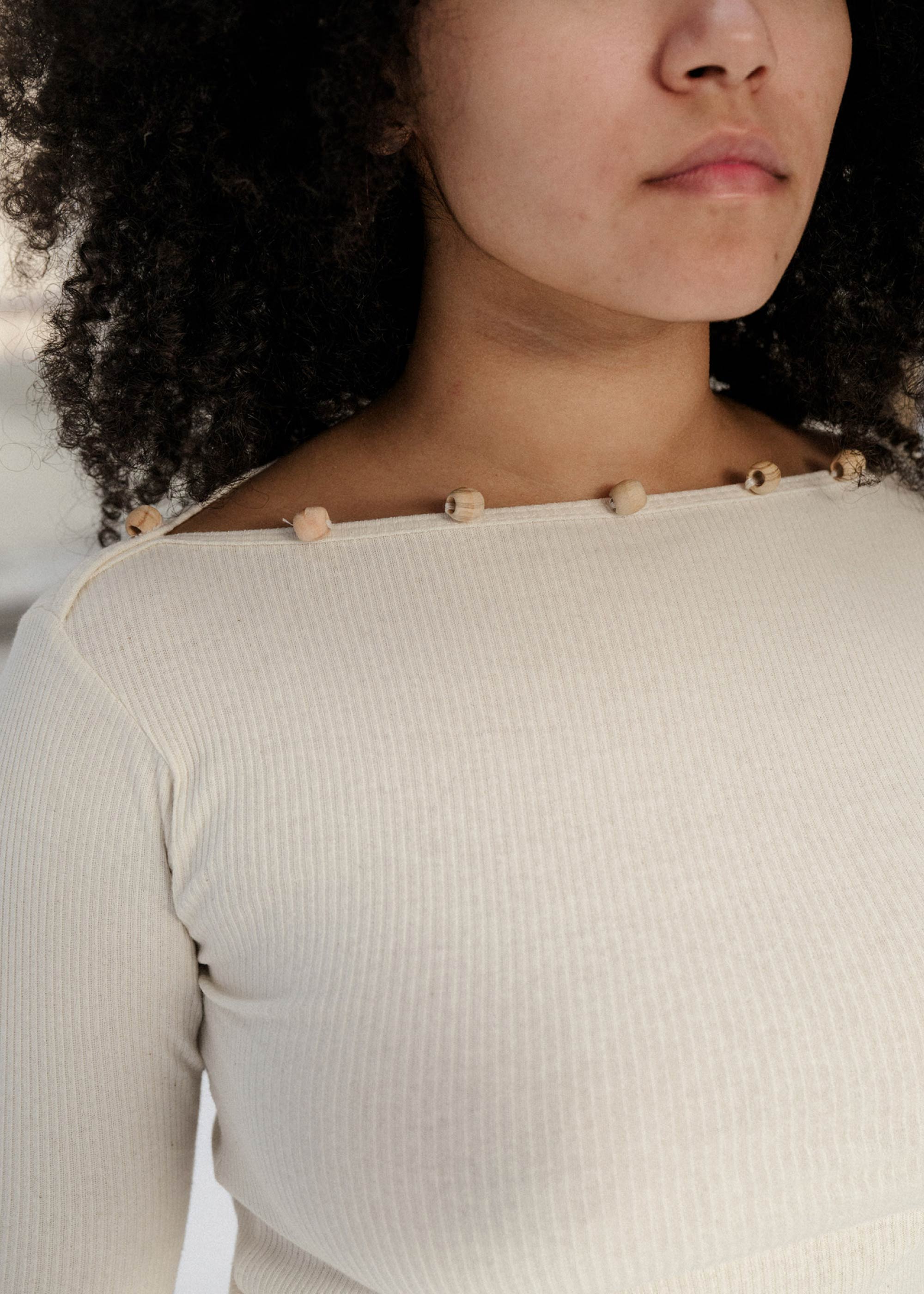 トップス Baserange TAV LONG SLEEVE Baserange Tav Long Sleeve Tee - Grey Melange | Garmentory